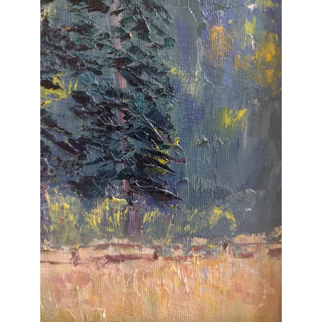 Original Oil Painting "Aspens Turning" by Anita Blythe Plein Air Landscape For Sale - Image 10 of 10