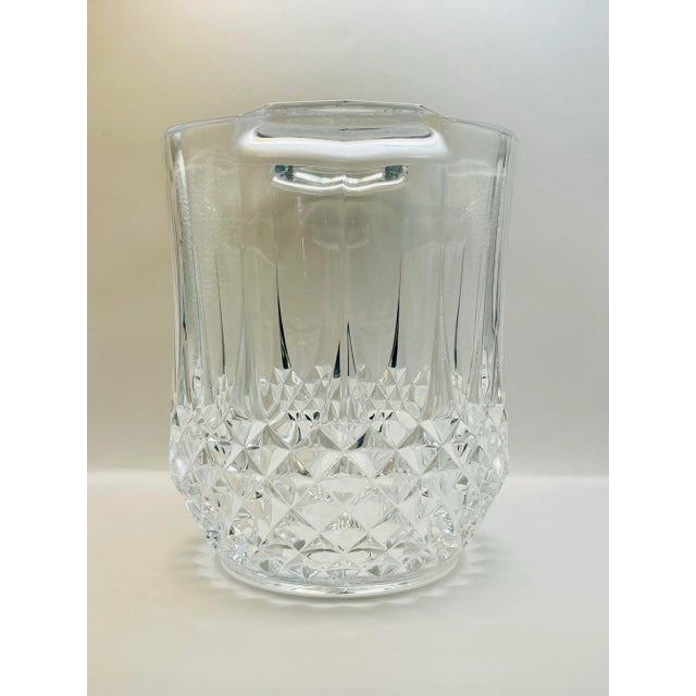 French Mid 20th Century French Crystal Ice Bucket For Sale - Image 3 of 9