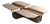 Alphacute" Coffee Table With Bronze, Handcrafted For Sale