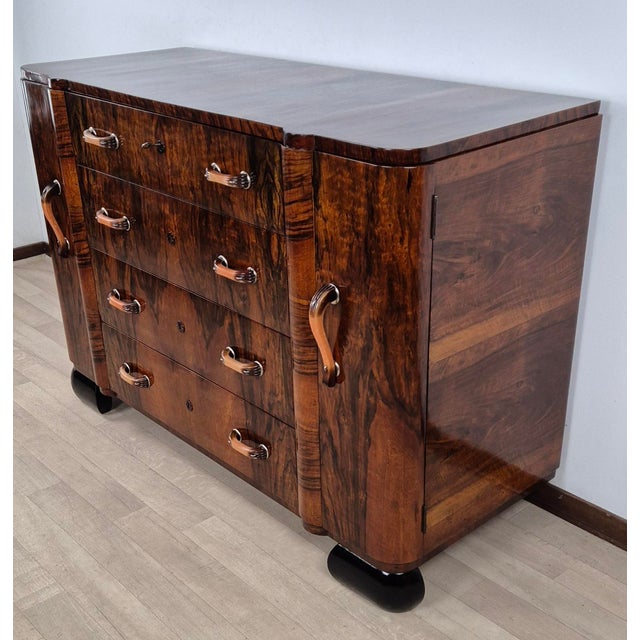 Vintage Art Deco Chest of Drawers, 1924 For Sale - Image 9 of 18