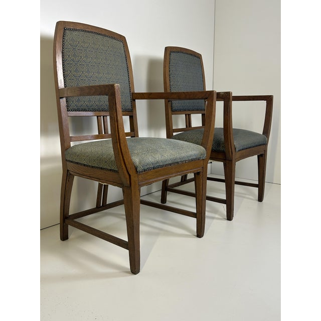 Art Nouveau Armchairs, 1890s, Set of 2 For Sale - Image 3 of 9