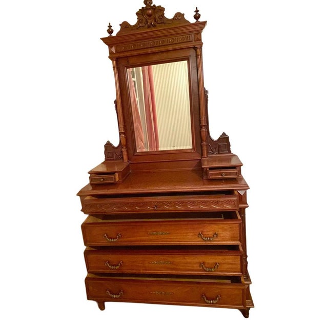 19th Century Dressing Table Chest of Drawers, 1920s For Sale - Image 12 of 15