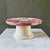 Decorative Footed Centerpiece Bowl in Red Marble by Forzini For Sale - Image 9 of 12
