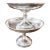 Antique Silver Plated Dessert Stands From Grand Hotel Ligure in Turin Italy - Set of 2 For Sale
