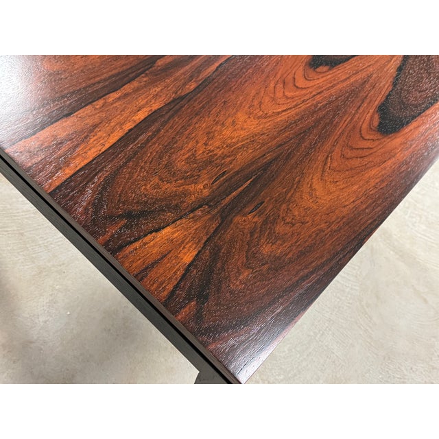 Knoll 1960s Refinished Rosewood Square Coffee End Table by Knoll For Sale - Image 4 of 6