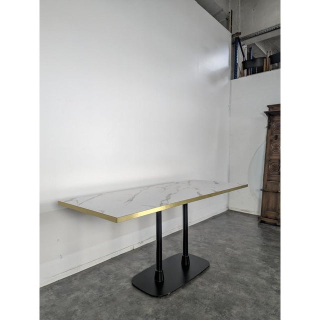 Vintage Marble-Effect Console Table, in Very Good conditions.