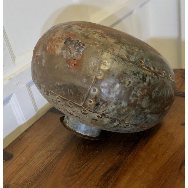 North African Round Metal Water Vase For Sale - Image 6 of 10