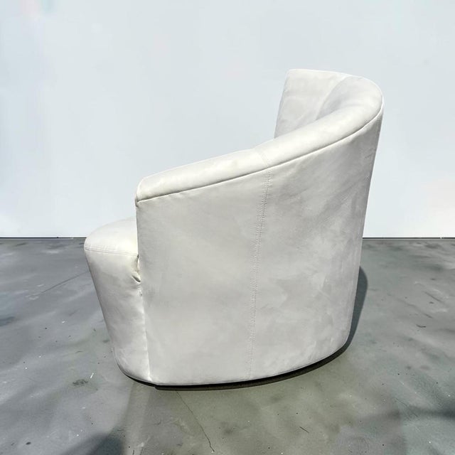 Vladimir Kagan Bilbao Swivel Slipper Chair For Sale - Image 14 of 15