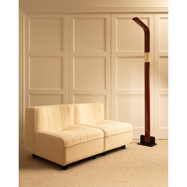 Lacquered Floor Lamp, 1970s For Sale - Image 6 of 7