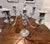 Ellis & Co. Antique Barker Ellis Silver Plated Candelabra Pair 5 Arm Convertible Gadroon England For Sale - Image 4 of 15