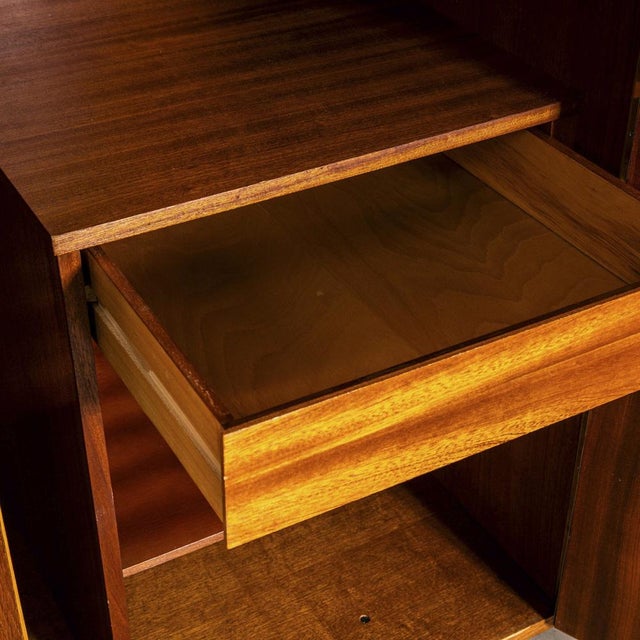 Large Mid-Century Modern Cabinet in Oak, 1960s For Sale - Image 3 of 11