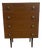 Vintage Commode with Four Drawers by U.P. Zavody Bucovice, Czech Republic, 1970 For Sale