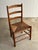 Antique Ladderback Chair With Hand-Woven Rush Seat For Sale - Image 4 of 18