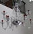 Glass Mid-Century Modern Murano Glass Chandelier For Sale - Image 7 of 12