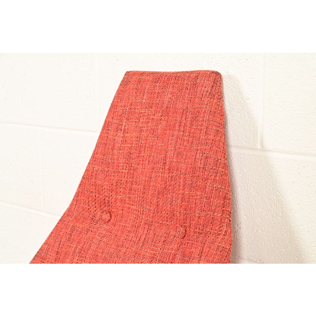 Brown Adrian Pearsall for Craft Associates Mid-Century Modern High Back Lounge Chair, 1960s For Sale - Image 8 of 11