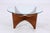 Vintage Glass Coffee Table in Teak, 1960s For Sale - Image 18 of 18