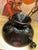 Glass 1940s Black Amethyst Deco Set of Compotes For Sale - Image 7 of 17