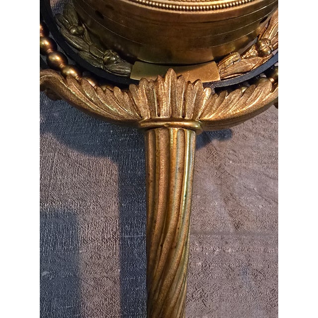 Antique French Empire Gilt Bronze Ormolu Wall Clock For Sale - Image 11 of 17