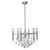 Metal Chandelier in Glass and Chrome by Angelo Gaetano Sciolari, 1970s For Sale - Image 7 of 7