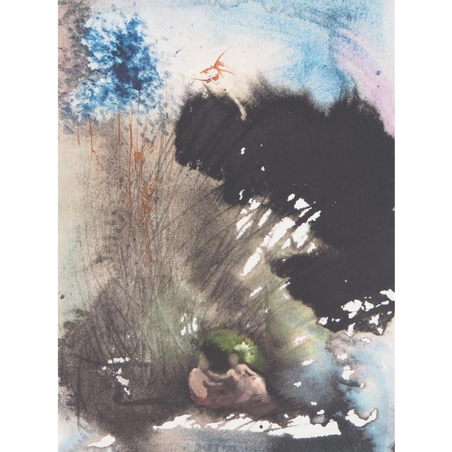 Salvador DALI (1904-1989) Biblia Sacra: Paradise, 1967 Color lithograph Signed in the plate On Vellum 35 x 48 cm (c. 14 x...