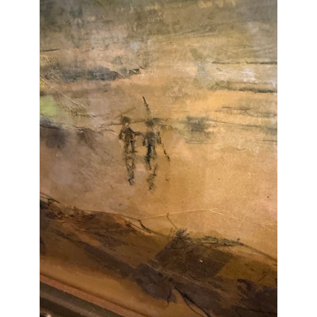 Modern Artwork by Merwin Richard Altfeld 1966 Original Malibu California Mixed-Media Painting For Sale - Image 3 of 15