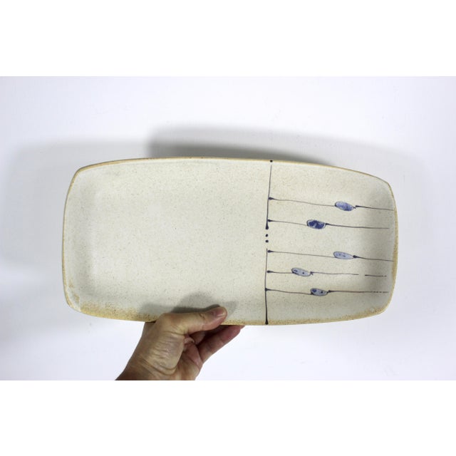 Vintage Studio Pottery Platter For Sale - Image 12 of 12
