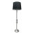 French Mid Century Modern Silvered Floor Lamp For Sale