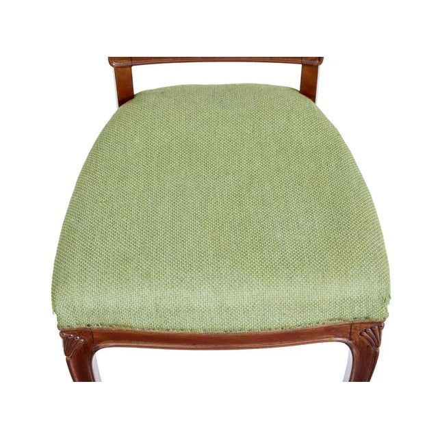 Mid-Century Carved Dining Chairs, Set of 6 For Sale - Image 4 of 12