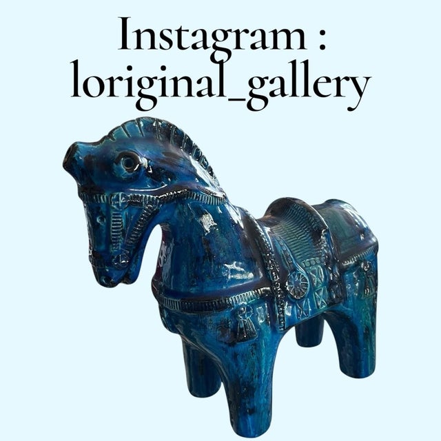 Mid-Century Modern Studio Pottery Ceramic Horse from Aldo Londi, 1960 For Sale - Image 3 of 10