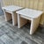 Stone A Pair of Postmodern Custom-Made, Bull-Nose Marble Top Nightstands. Circa 1990s For Sale - Image 7 of 18