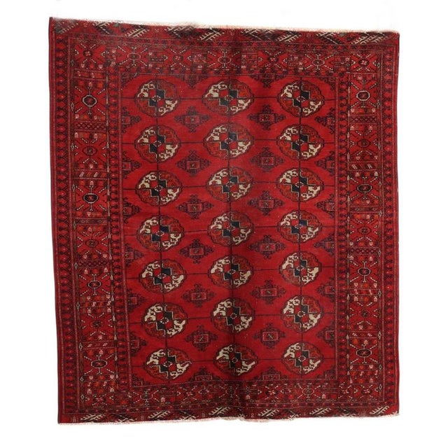 Textile Antique Bukhara Rug in Wool For Sale - Image 7 of 7