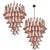 Italian Petal Chandeliers in Murano, Set of 2 For Sale - Image 3 of 17