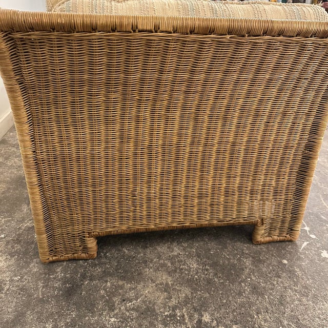 1970s Wicker Sofa by Alex Vale Furniture For Sale - Image 4 of 12