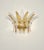Vintage Palmette Wall Light in Clear and Amber Glasses, 1990, Set of 2 For Sale - Image 4 of 17