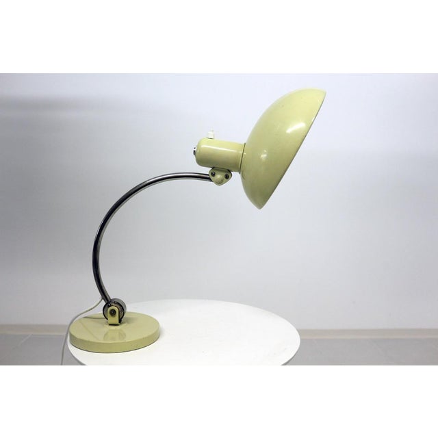 Metal Vintage Bauhaus Table Lamp by Christian Dell for Koranda For Sale - Image 7 of 14