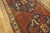 1900s Red Geometric Antique Caucasian Chondzoresk Kazak Rug 3' 6"x7' 9" Handknotted Wool Carpet For Sale - Image 13 of 18