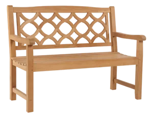 Hi Teak Chichester 2-Person Teak Outdoor Bench