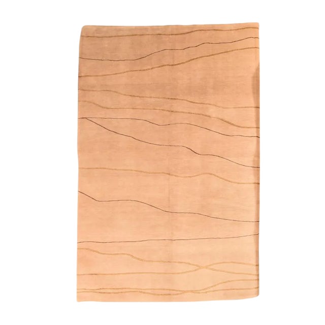 1980s Tibetan Rug- 6′ × 9′ For Sale