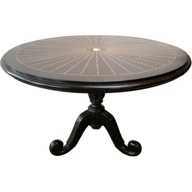 19th C. Anglo Indian Center Table For Sale