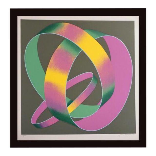 1970s Jack Brusca Whisper Theme a Trilogy Silkcreen Print For Sale