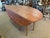 Wood 20th Century Harvest Table Reproduction of Antique For Sale - Image 7 of 9