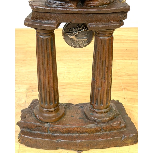 Bronze 19th-Century French/ Italian Neoclassical Cast Bronze Eagle Pocket Watch Holder For Sale - Image 8 of 18