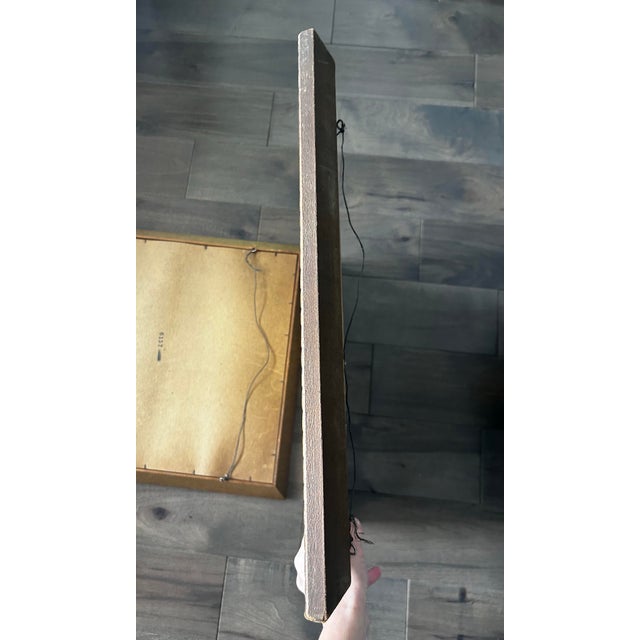 Pair of Vintage Wood Art Frames Gold For Sale - Image 11 of 12