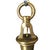 1990s 1990s English Georgian Style Heavy Brass 5 Arm Electric Chandelier For Sale - Image 5 of 8
