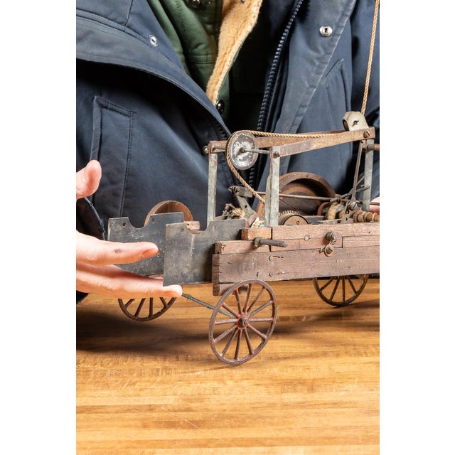 Early 20th Century Pile Driver Rig Salesman Sample For Sale - Image 12 of 16