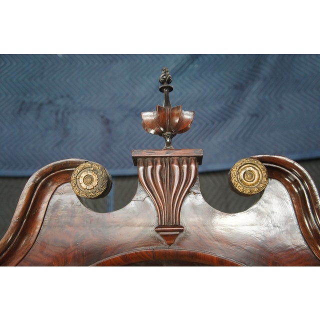 Monumental Antique 18th Century English Georgian Manchester Grandfather Clock For Sale - Image 16 of 18