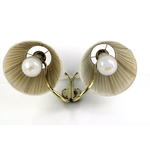 1950s Wall Lamp by Rupert Nikoll, 1950s For Sale - Image 5 of 7