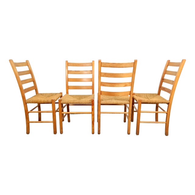 Jaerstolen Aksel Dining Chair from Möbelfabrikken Aksel L. Hansson, 1970s, Set of 4 For Sale