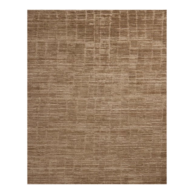 Jean Stoffer x Loloi Daniel Fawn 18" x 18" Sample Rug For Sale