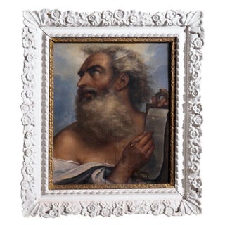 Italian Painting, 1600s, Oil on Wood, Framed For Sale